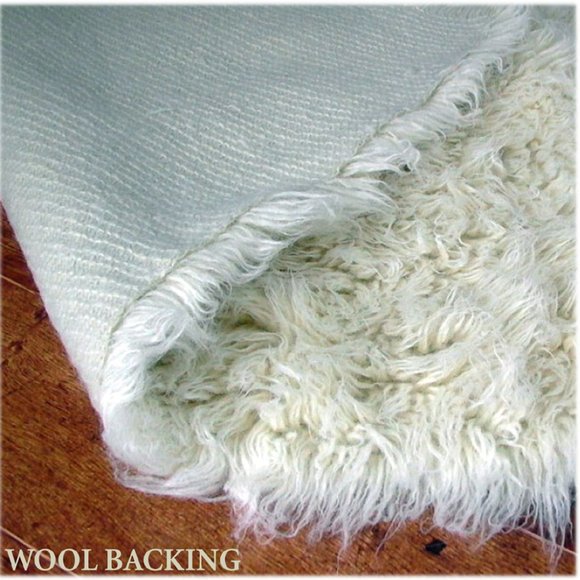 BRAND NEW 5x7 FLOKATI RUG | LONG 3.5" WOOL PILE | GREAT QUALITY | WOOL AREA RUG - Picture 5 of 5
